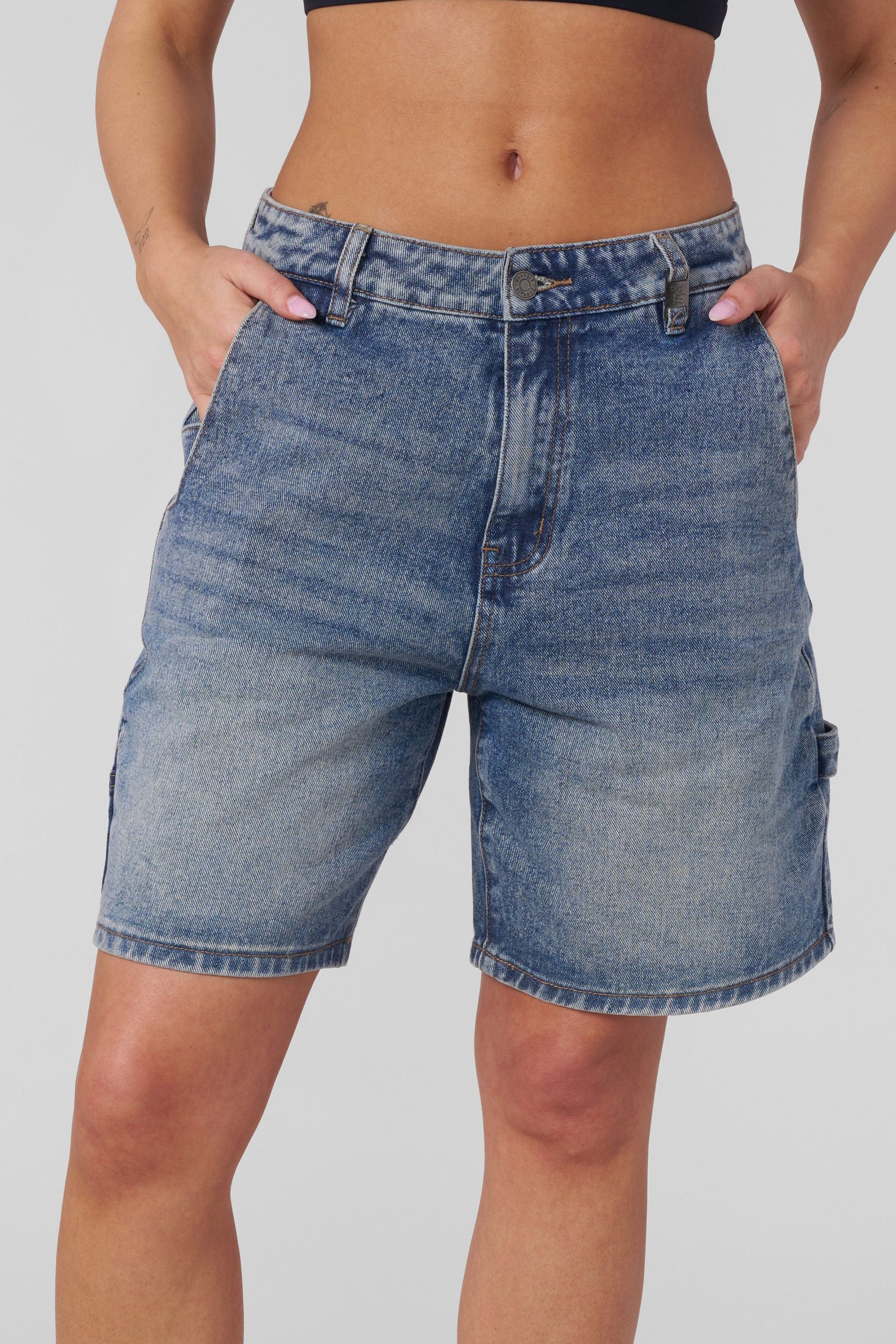 W167 Carpenter Denim Shorts - Image 2