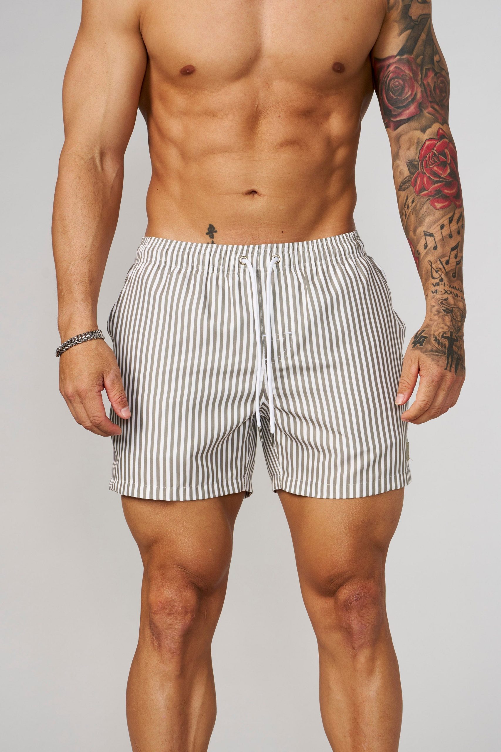 1056 - Striped Swim Shorts - Image 10