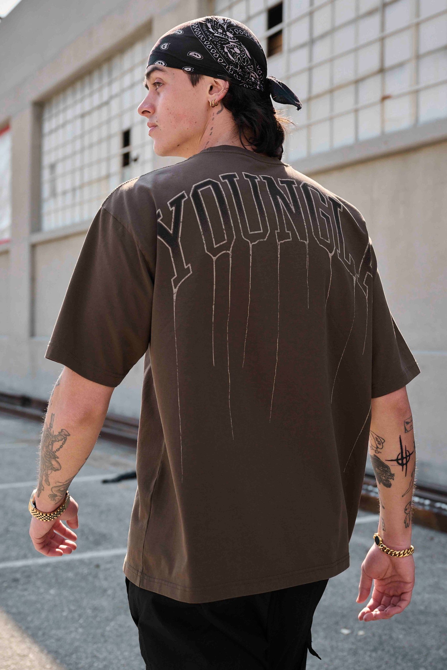 W428 - Drip Oversized Tee - Image 7