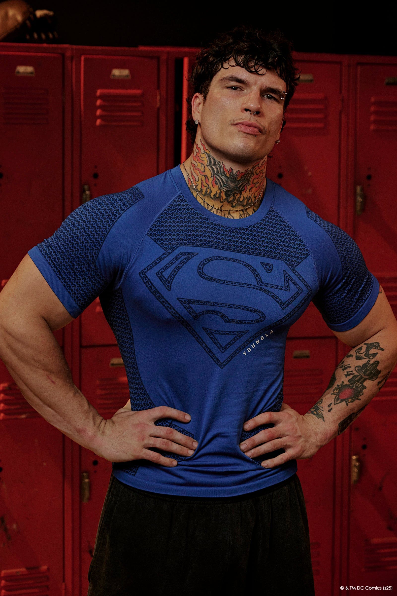 4117 - Superman Compression Tees - Image 2
