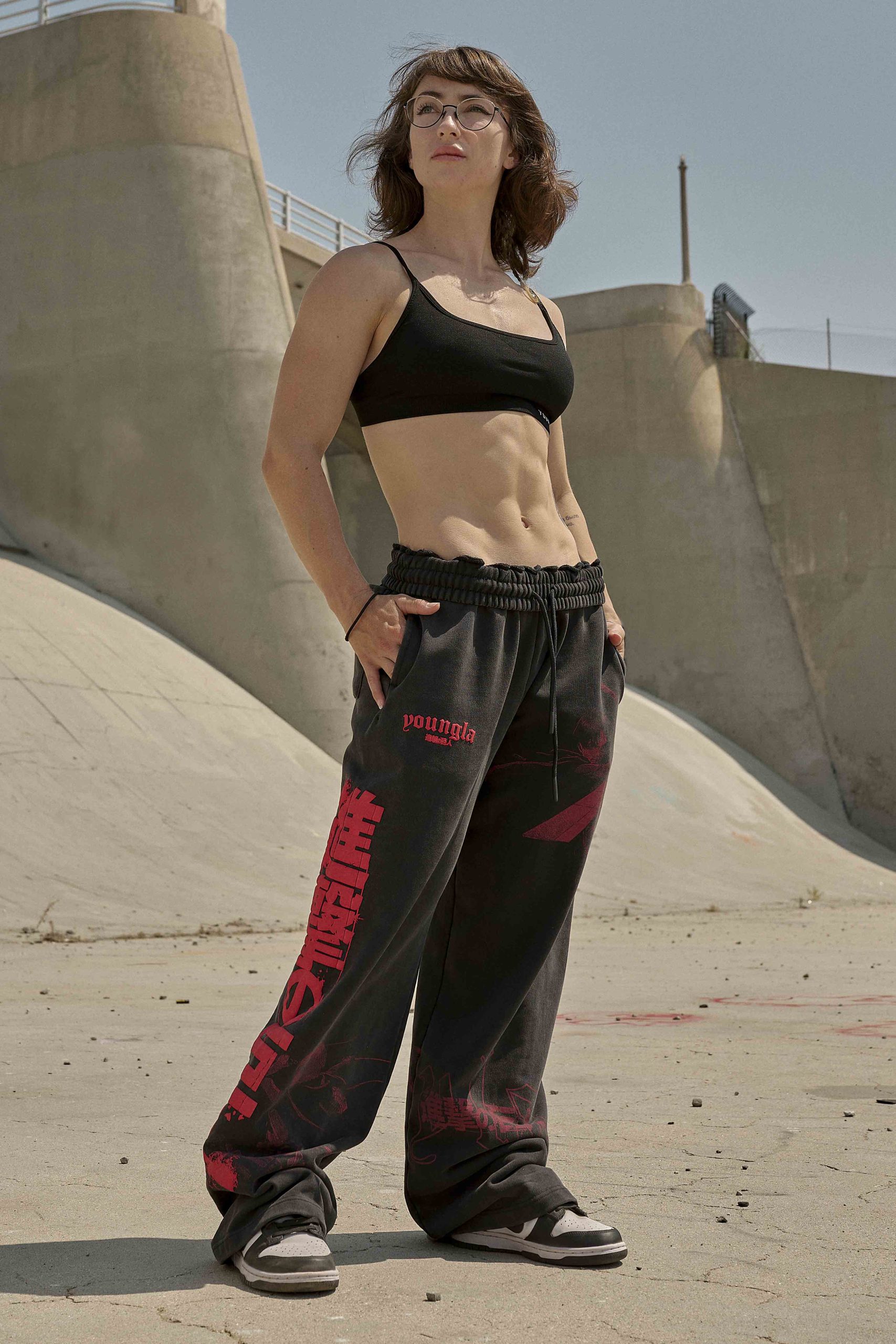 2128 - AOT© x YLA Baggy Joggers - Image 4