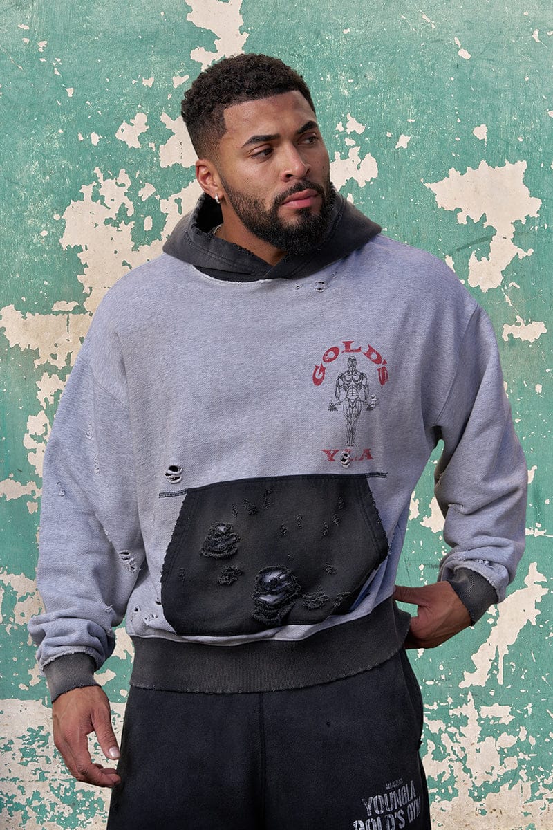 5168 - Gold's Iron Legacy Distress Hoodies - Image 6